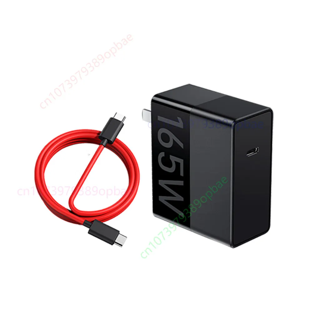 Second-hand Original For Nubia Red Magic 7 7S Pro 165W GaN Fast Charging US Wall Charger + Cable