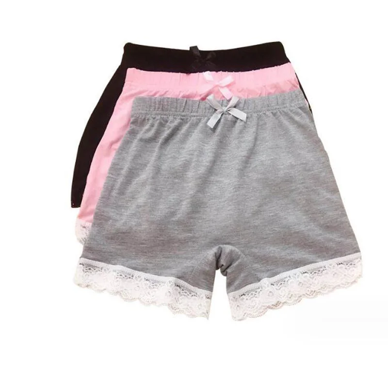 New Summer Thin Girls Solid Shorts