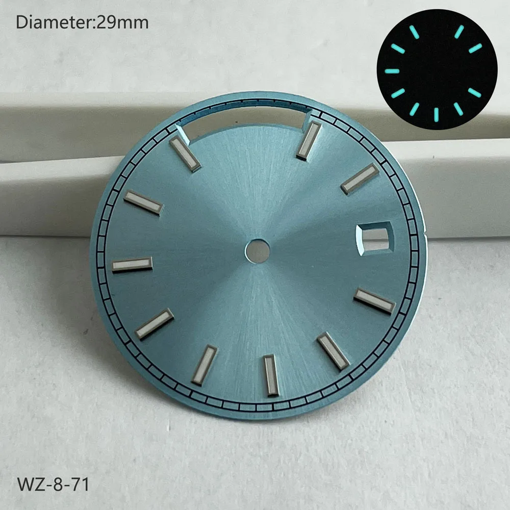جديد 29 مللي متر ميوتا 8285 قرص يومي روماني لاستبدال أجزاء تعديل علبة الساعة لحركة ميكانيكية أوتوماتيكية ميوتا 8285