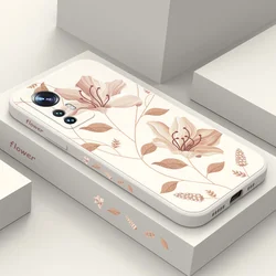Delicate Blossoms Phone Case For Xiaomi Mi 15T 14T 14 13 13T 12 12T 11 11T Ultra 10 10T Pro Lite 5G Liquid Silicone Cover