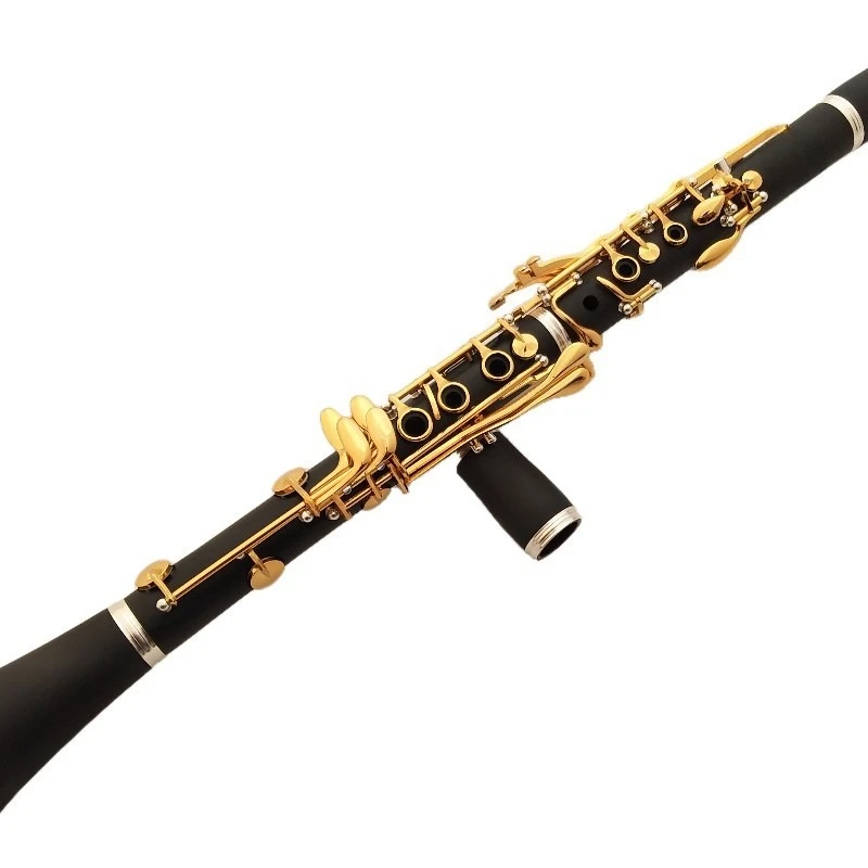 Clarinet 17 Gold Key B flat Children's Adult Clarinet Instrument Beginner Grading Examination Universal