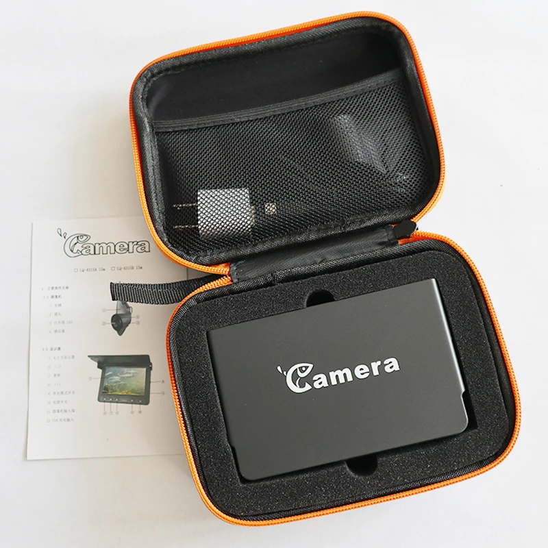 Tank Camera 15 M Camera IP68 Underwater Fishing Camera New Product 4.3 Inches Black Fresh Water and Ice Fishing