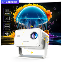 Magcubic Native 1080P 650ANSI 4K Android 11 L018 360° Projector With Auto Keystone Focus Air Mouse Wifi6 BT5.2 Portable Outdoor