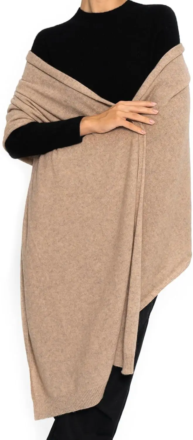 

Luxury Oversized Cashmere Shawl Wrap, Ultra Soft Pashmina Stole Scarf for Women with Gift Box