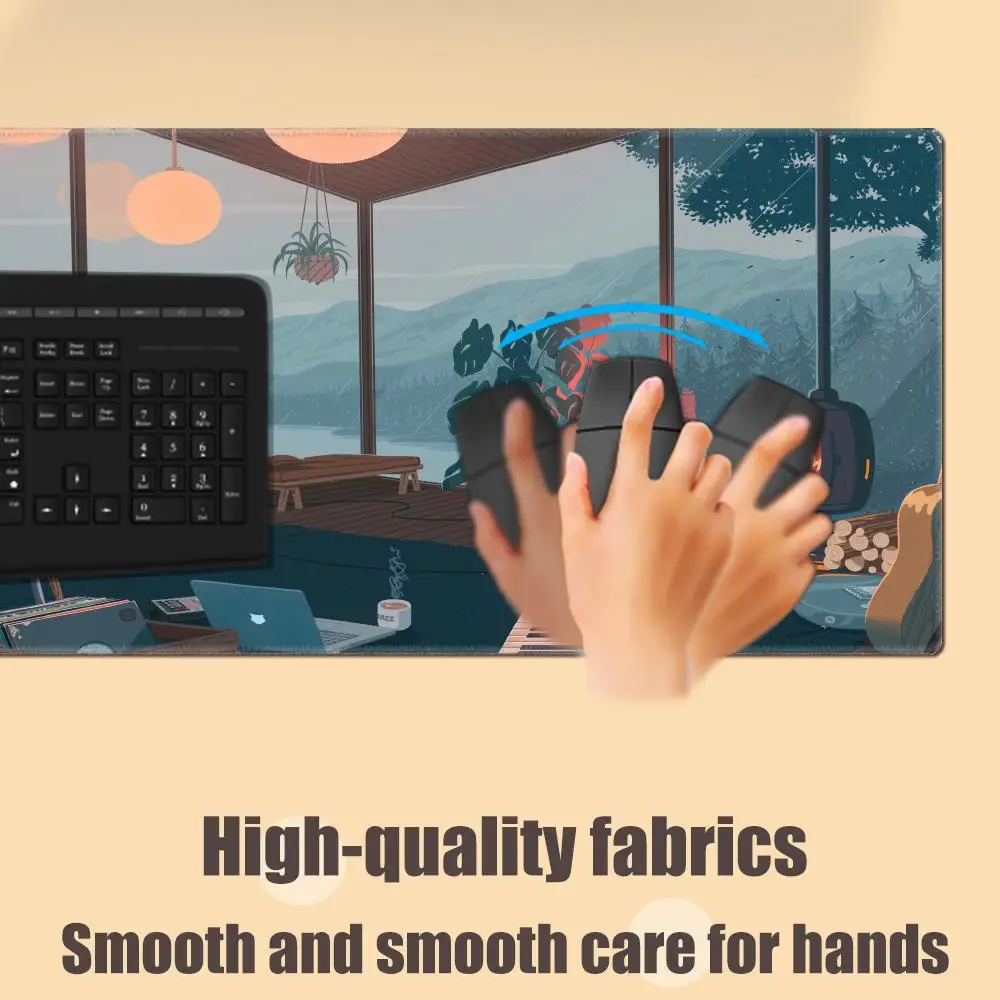 Extra Large Whale & Boy Gaming Mouse Pad New Computer Office Table Mats XXL HD Rubber Anti-slip Keyboard Mousepads Long Desk Mat