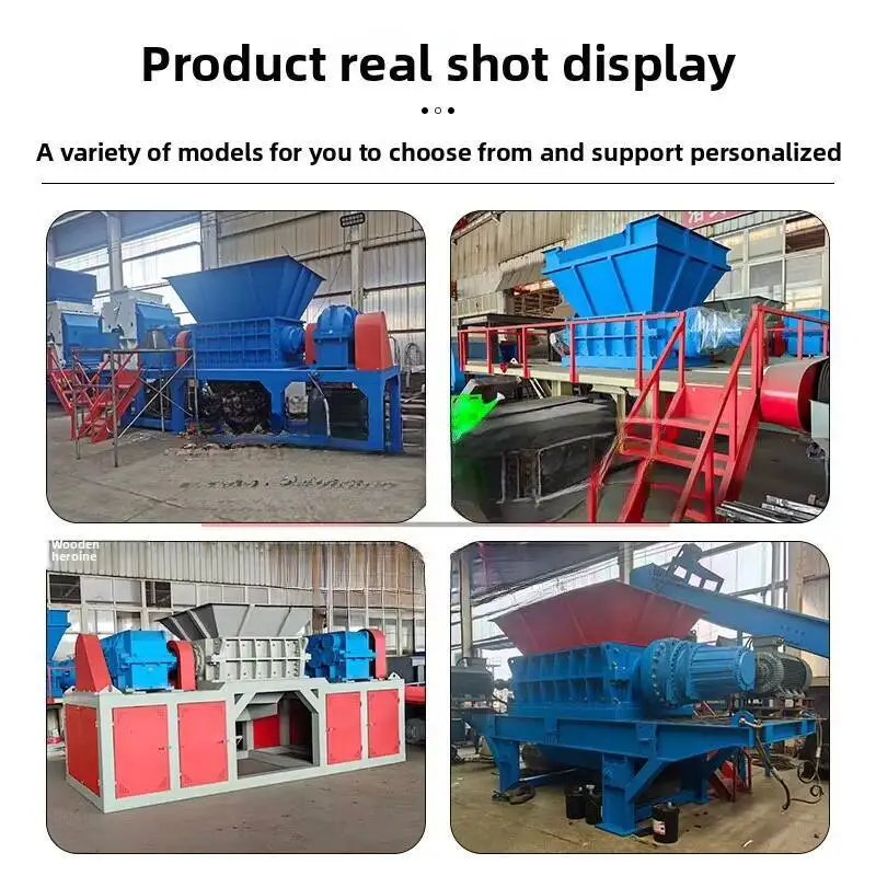 

Crusher Color Steel Tile Waste Tire Shredder Double Shaft Metal Large Stainless Woven Bag Plastic Bucket