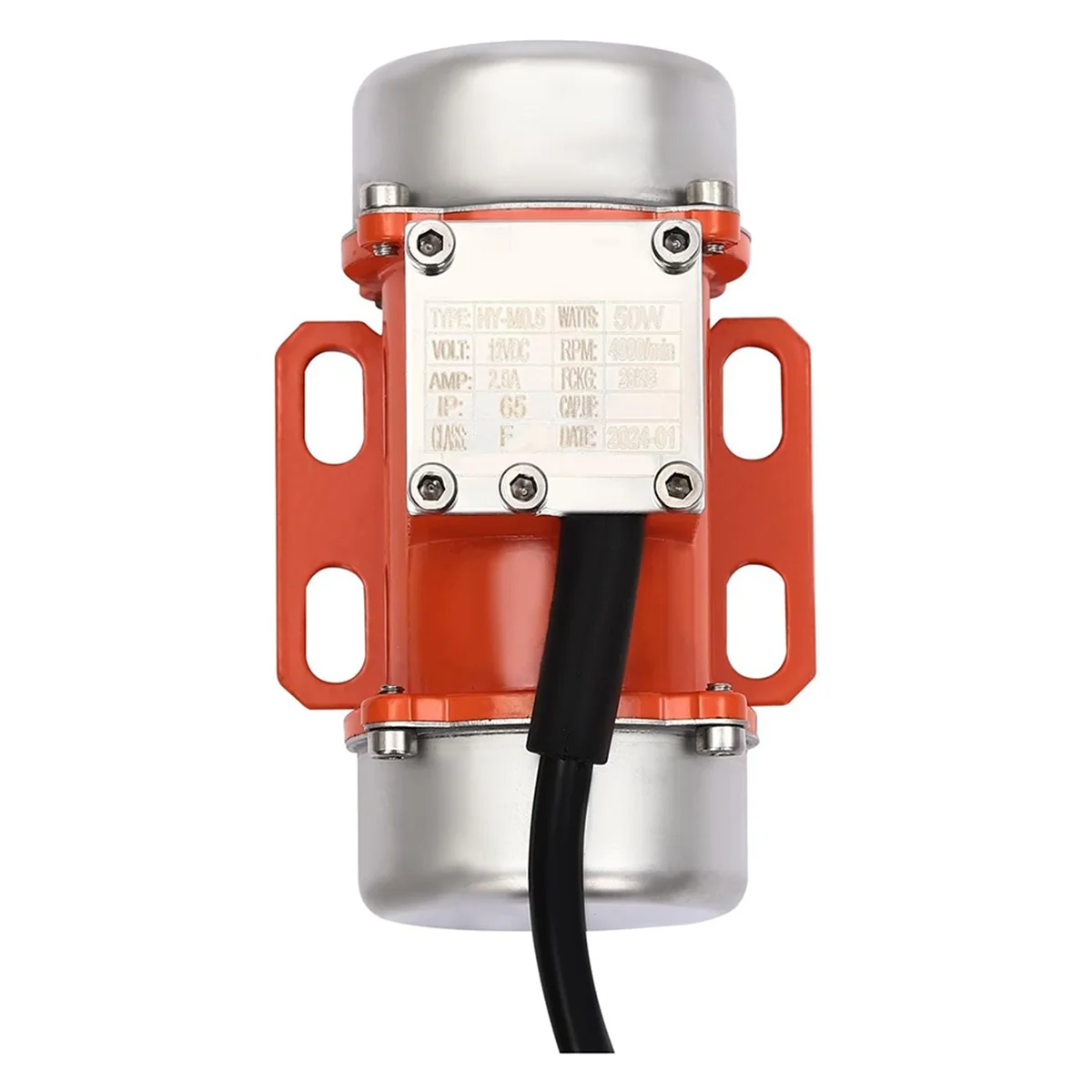 50W DC12V Electric Vibration Motor with Speed Controller Brushless High-Speed Motor Alloy Concrete Vibrator 4000rpm