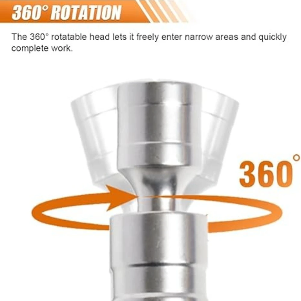 

1-4 шт., 14 мм, 16 мм, магнитная поворотная вилка зажигания, тонкая настенная розетка с магнитным дизайном, 12-точечный инструмент для удаления свечей зажигания на стене