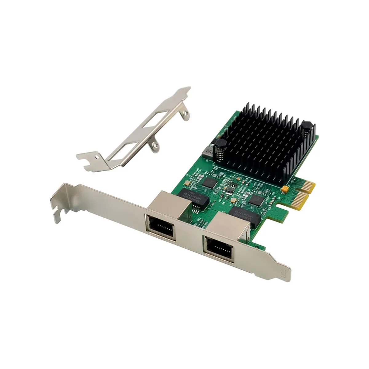 

PCI-E X1 2.5G Gigabit Server Network Card RTL8125B Dual-Port Ethernet Network Card Desktop Server Network