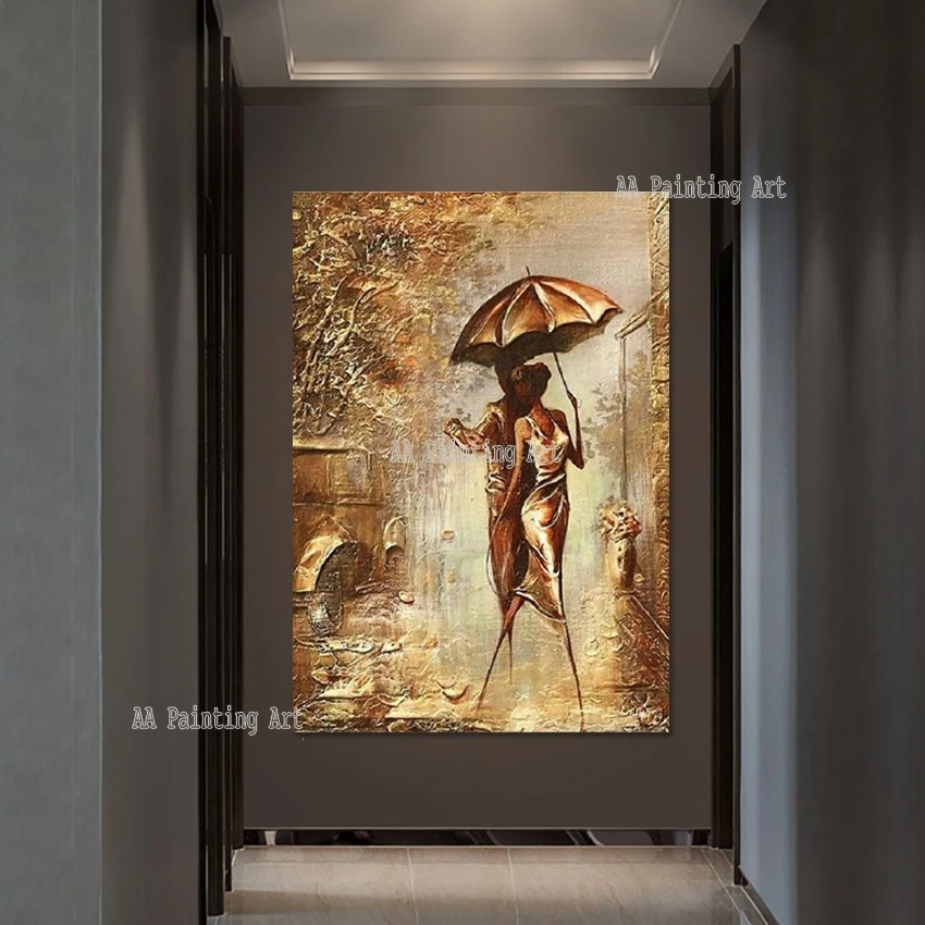 

Bedroom Decor Classical Figure Oil Painting Picture Art Hand Painted Sexy Lady Dancing Canvas Wall Poster Art Nordic Artwork