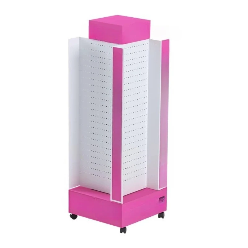 Nail plate metal floor-to-ceiling exhibition rotating sunglasses hardware tool display stand