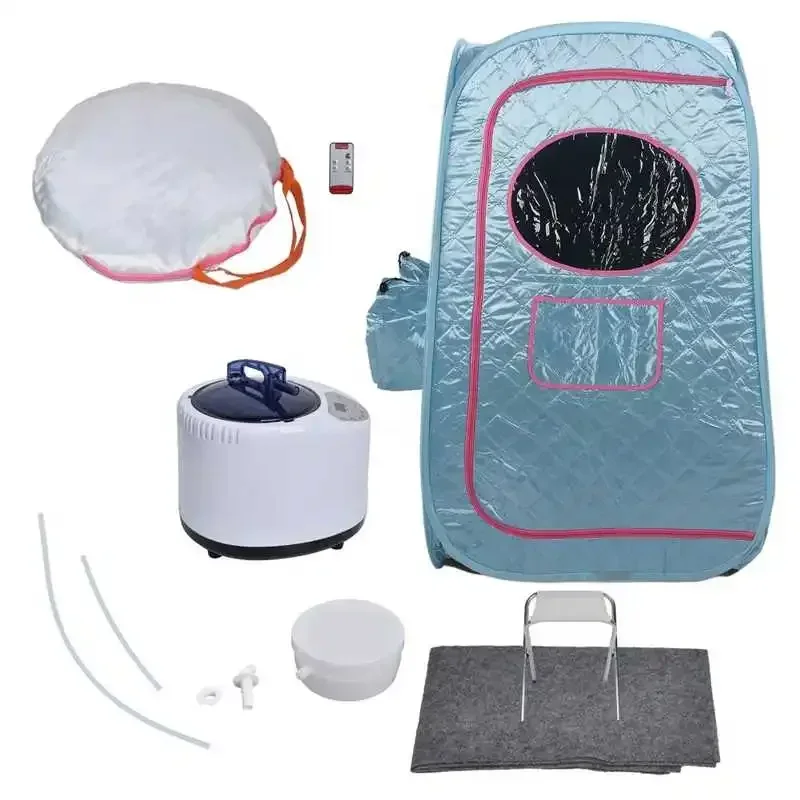 

2.5-2.68L 1000W Kit Sauna Portatile Perdere Peso Macchina Detox Salute Prestavazione Camera Pieghevole Tenda Cabina Da Bagno