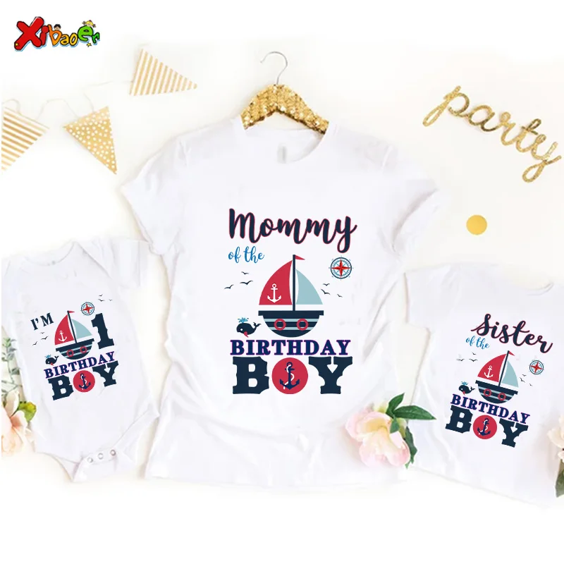 birthday present Outfits Birthday Outfits for Boys T Shirt Clothes Boy Shirt Girls Clothing Children Outfit Crew Birthday Party