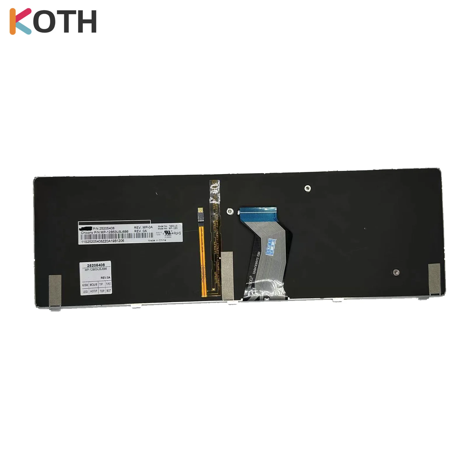 New US Laptop Keyboard for Lenovo IdeaPad Y500 Y500N Y510P Y500NT Y590 Backlit