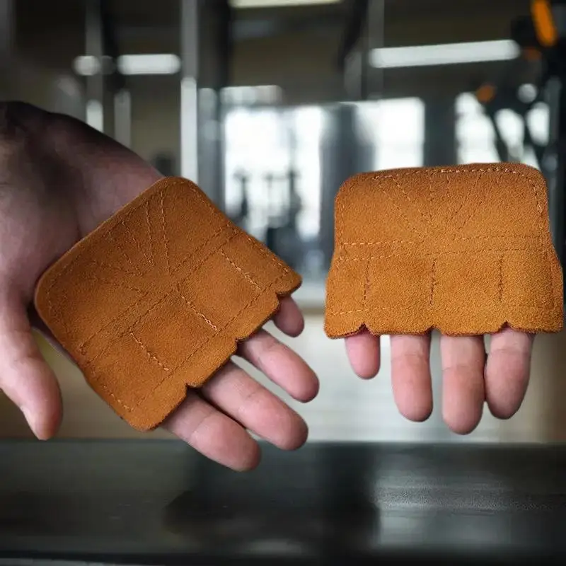 Premium-Gymnastikgriffe aus Leder für Männer und Frauen; Gewichtheberhandschuhe mit Handflächenschutz für Training und Fitness.