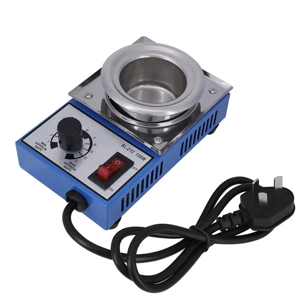 

220V 150W Solder Pot for Gold and Silver Soldering Desoldering 50mm Maximum Temperature 450 Degrees Electric Soldering Iron