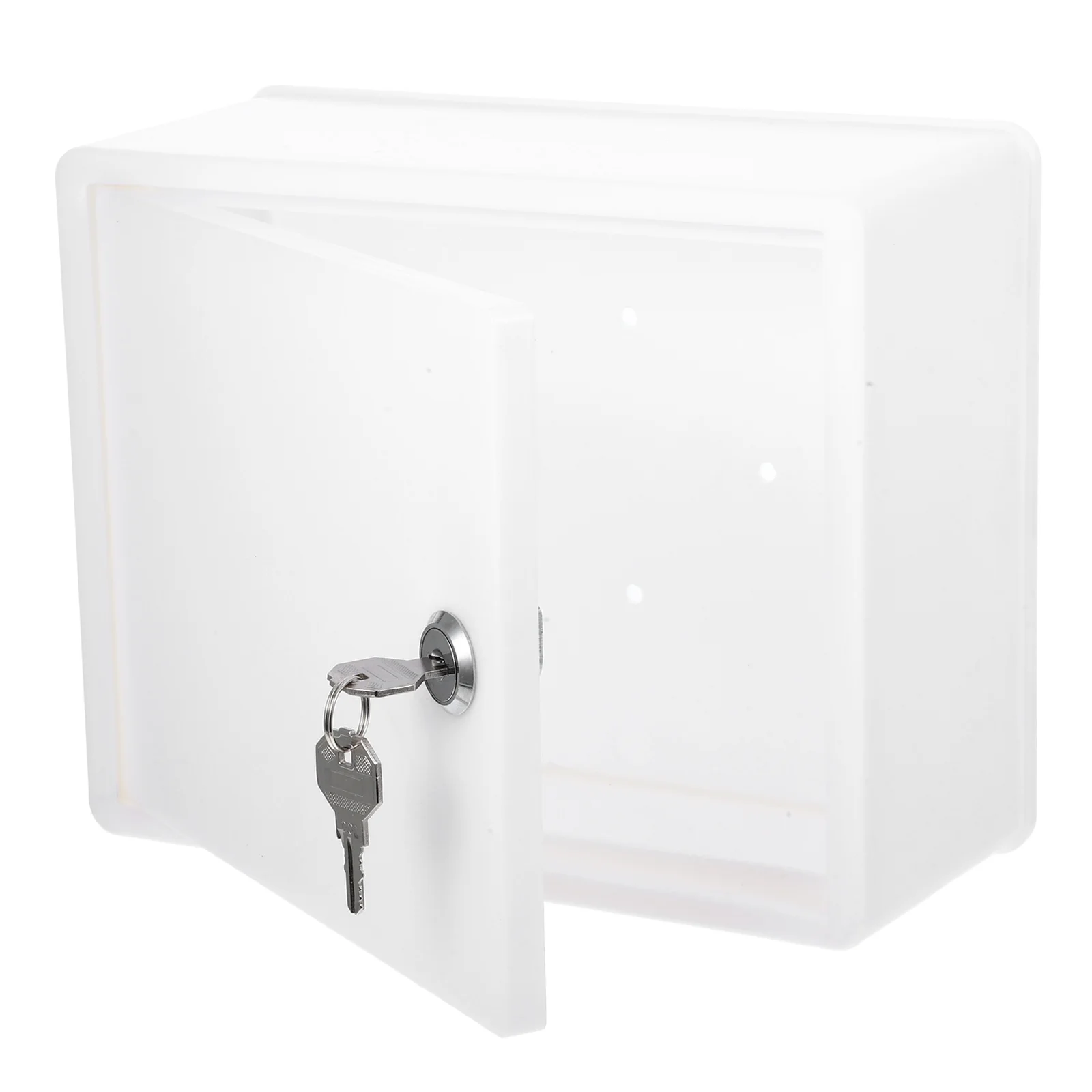 

Wall Mounted Milk Box With Lock Outdoor Package Delivery Box Secure Lockable Mailbox Lightweight Space-Saving Milk Container For