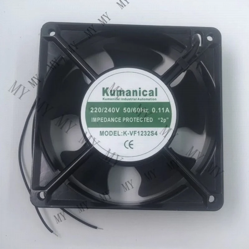 

TT 1 PCS New for Kumanical K-VF1232S4 220V 0.11A 2-wire Cabinet Cooling fan # Hospital