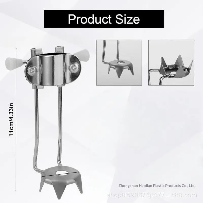 Outdoor Schnee Wandern Cane Eis Spitze Befestigung mit Edelstahl Nieten für Trekking Pole Trekking Pole Spitze Eis Spike Winter