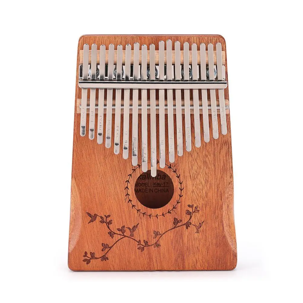 NEW Muspor Kalimba 17-key Mahogany Thumb Piano Kalimba Finger Piano Musical Instrument For Performance Recording