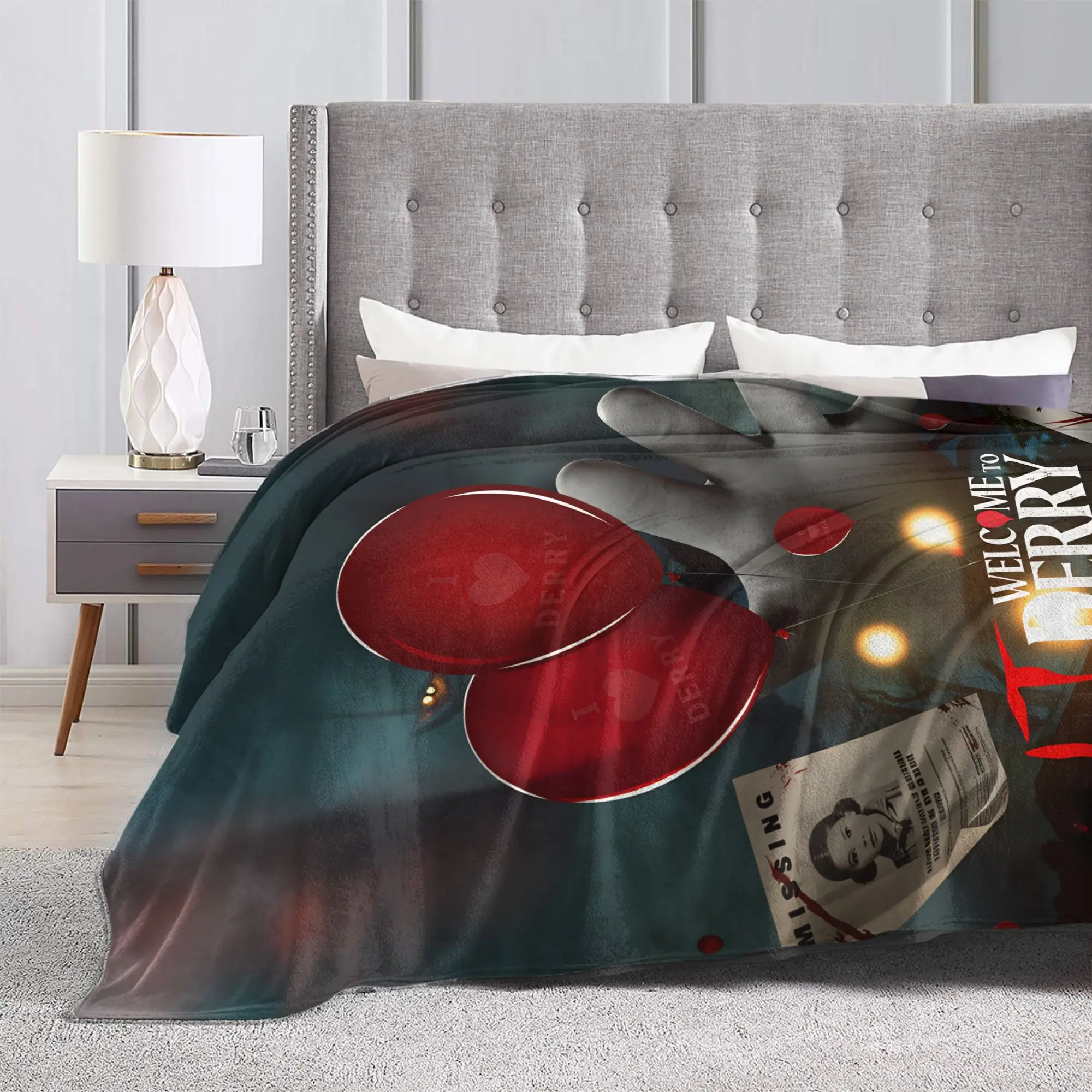 تكنولوجيا المعلومات مرحبا بكم في ديري 2025 بطانية طائرة السفر الفانيلا رمي بطانية لغرفة النوم الدافئة جودة مخصصة المفرش هدية فكرة