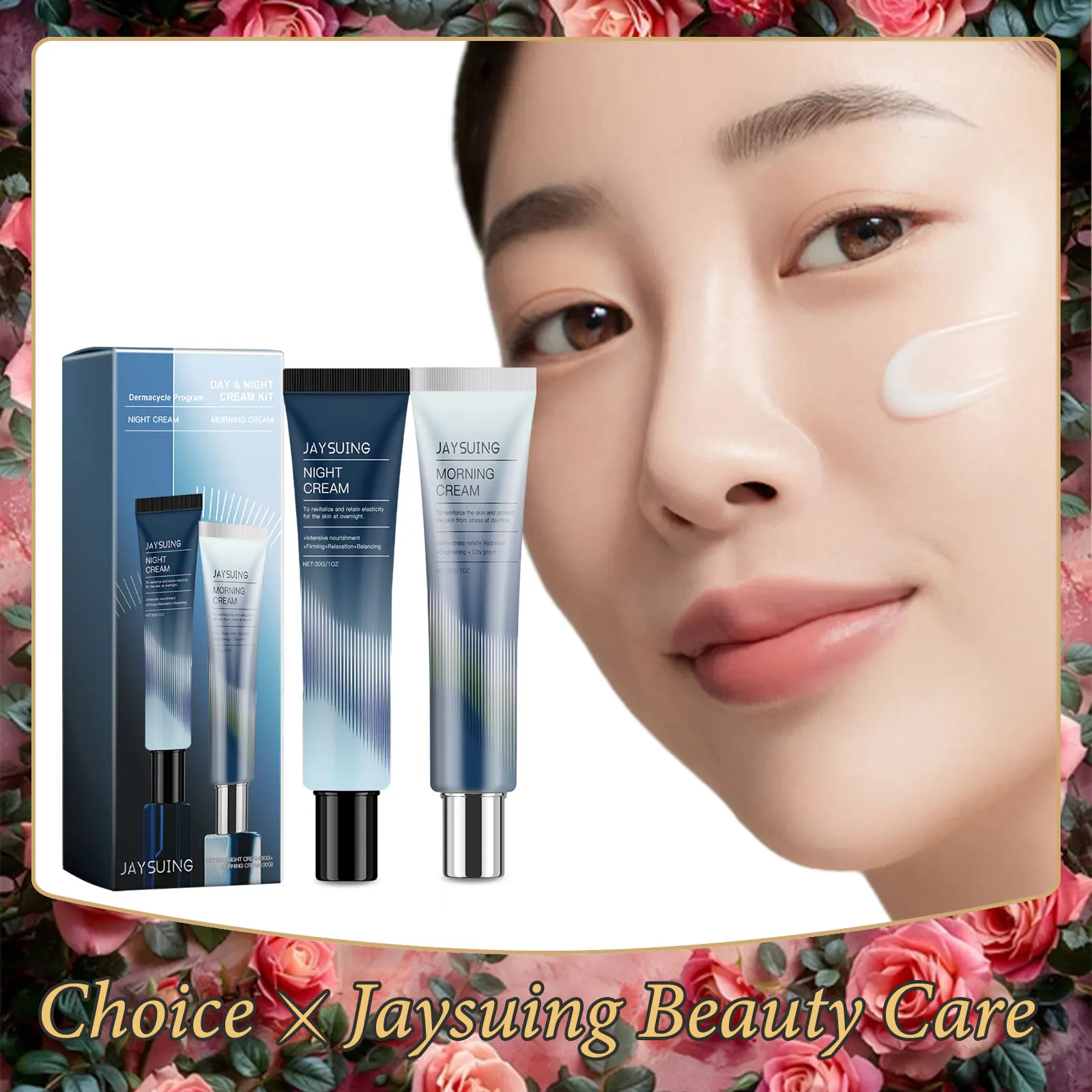 

Nourishing Face Cream Evening Day Hydrating Double Moisturizing Firming Remove Dark Spots Dullness Brighten Repair Skin Cream