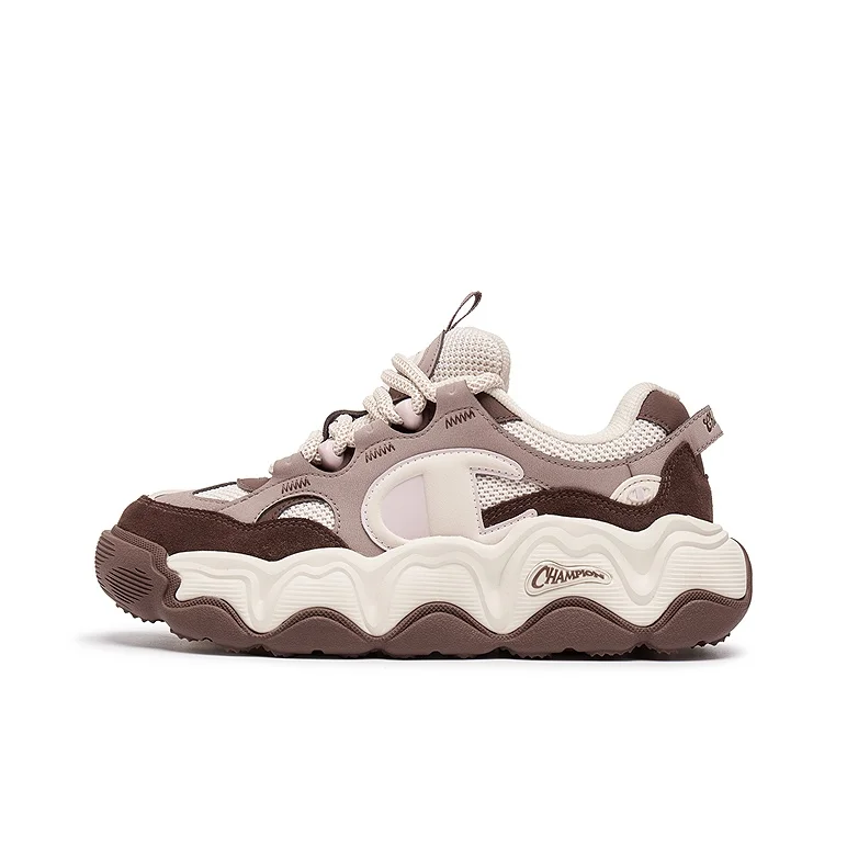 Champion Champ Lava EC Chaussures basses décontractées unisexe Marron Pinecone/Marron Velours