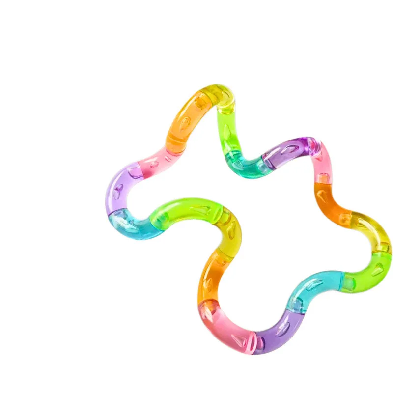 Angst Stress Relief Twisty Toys Stressabbauendes Spielzeug Sensorisches Zappelspielzeug Entspannung Squeeze Twist Chain Spinner Alternative