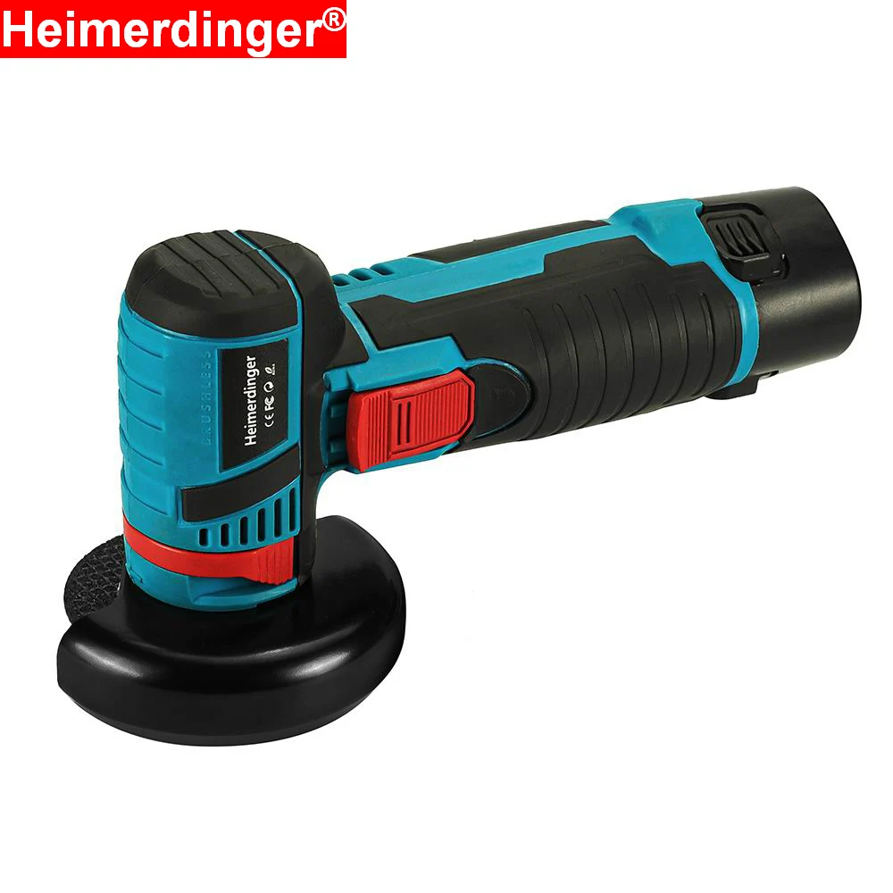 

Heimerdinger 12V Brushless Mini Angle Grinder Kit,Cordless Electric Grinding Tool,19500rpm Compact Power Handheld Cutter