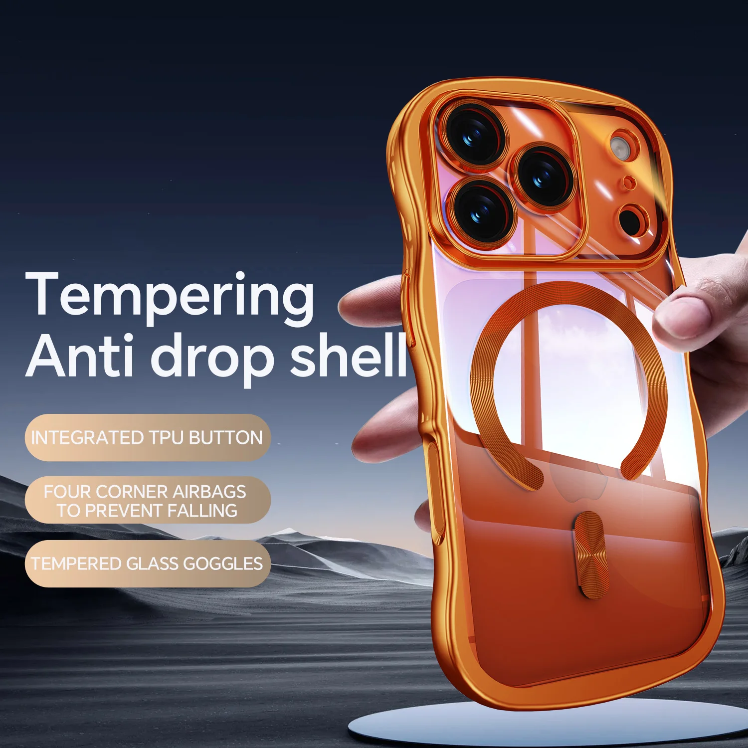 iPhone Case with Magnetic Wireless Charging