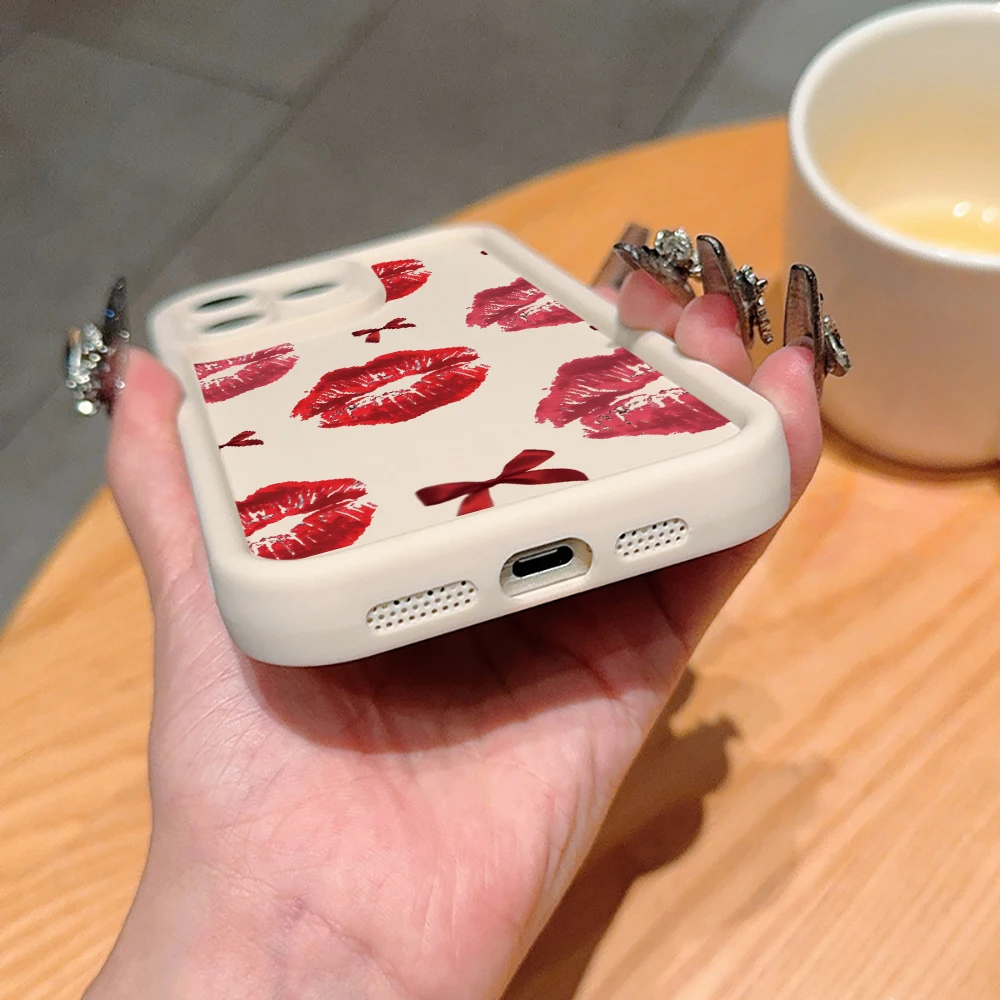 Amerikanischer Stil Rote Lippe – Phone Cases Red Bewertung und Preis