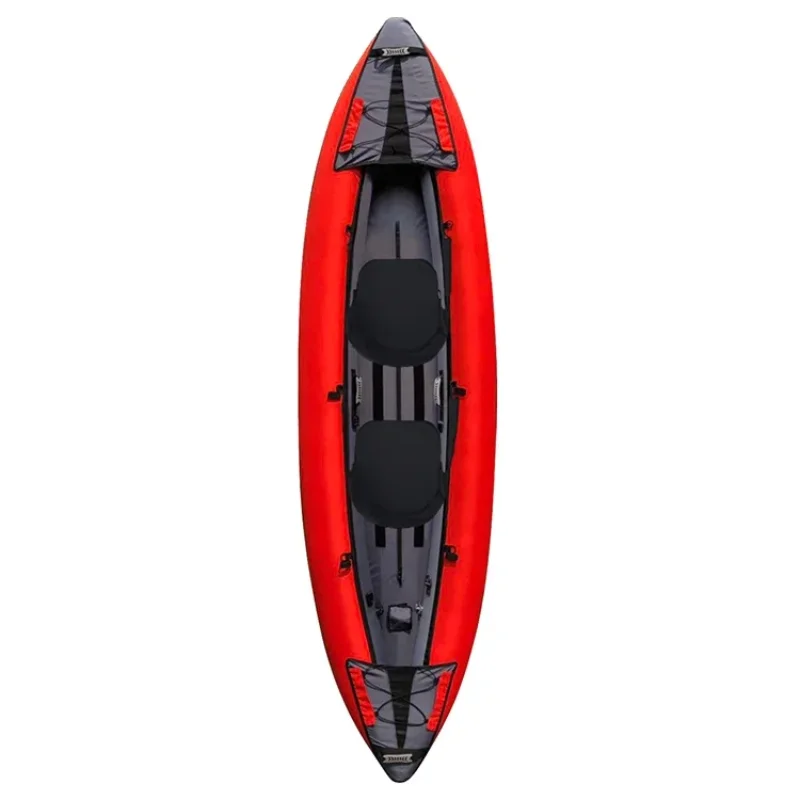 Kayak inflable profesional al aire libre para 2 personas, bote de remos inflable con remo para juegos deportivos