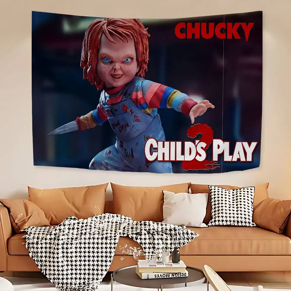Horror Movie C-Child P-Play Hanging Bohemian Tapestry Cheap Hippie Hanging Bohemian Tapestries Mandala Wall Hanging Home Decor