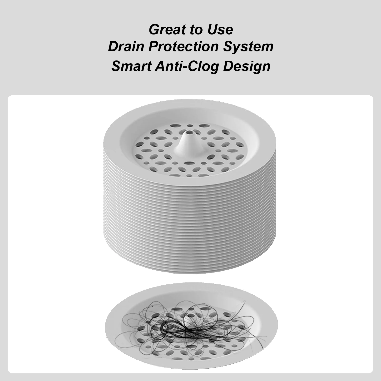 

Shower Drain Hair Catcher Stopper Cover Bathroom Hair Trap For Bathroom Bathtub Floor Laundry Room Home Sink Kitchen Accessories