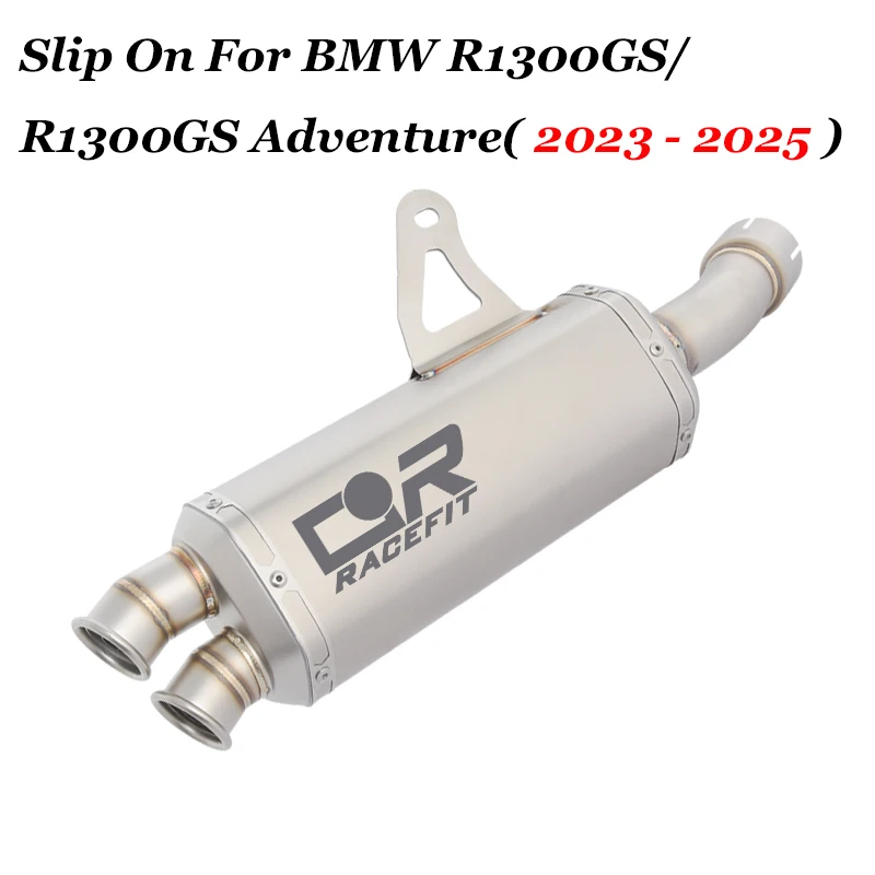 

Выхлопная труба мотоцикла без шнуровки для BMW R1300GS ADV R1300 GS Adventure 2023-2025 Глушитель из нержавеющей стали DB Killer Link Pipe