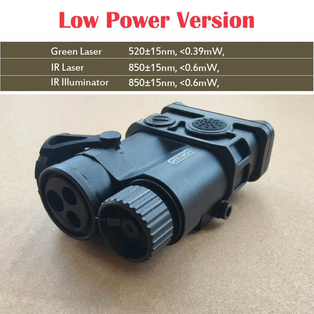 

Low Power Version Laserspeed M6TR Green/IR Aiming Laser/IR Illuminator Multifunctional Laser Device
