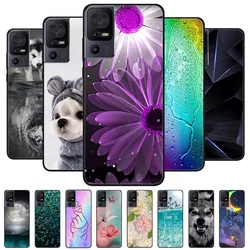 For TCL 40 SE Case TCL 40SE Black Cover Lion Wolf Silicone Soft Back Cases For TCL 40 SE Phone Case tcl40SE Protective Shell