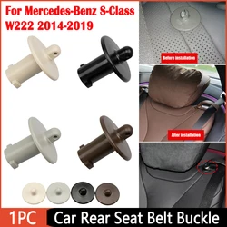 Car Rear Seat Belt Guide Cable Fixing Tie Buckle for Mercedes-Benz S-Class W222 2014-2019 Safe Belt Clip Auto Interior Parts