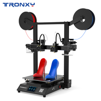 Tronxy Gemini S IDEX Independent Dual Extruder 3D Printer Multicolor 2 Color 2 Head FDM Mirror Copy Printing Machine