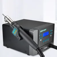 LCD Display Welding Station QUICK 862DA+/862DW+ Brushless Smart Stay Hot Air Gun Cyclone/Straight Wind Welding Rework Station