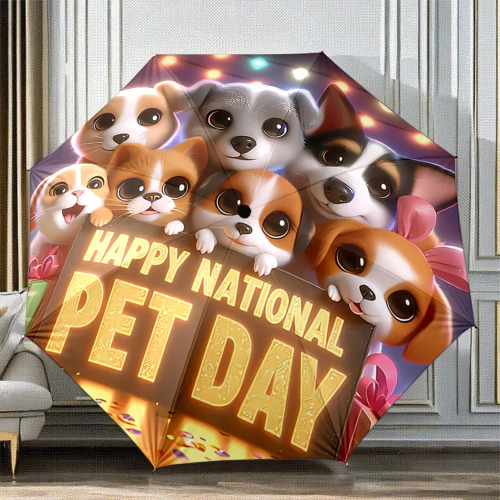 Cute Pets Illustration with 