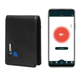 Trackable Wallet for Airtag Mag Safe Wallet Men Smart GPS Card Tracker Wallet Gift Set for Christmas Gift New Gift Wallet