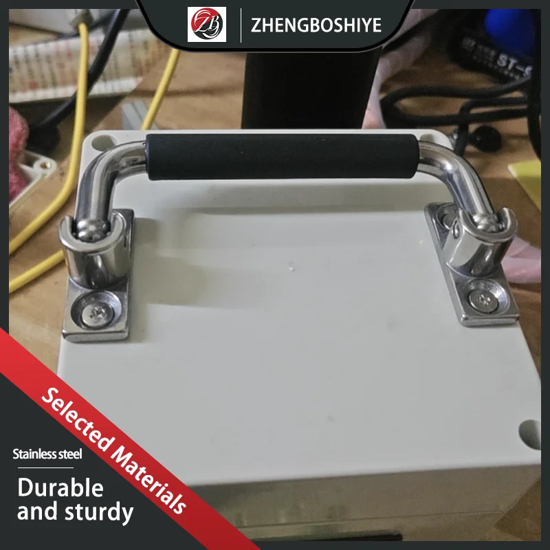 304 Stainless Steel Positioning Folding U-Shaped Precision Base Industrial Machinery Equipment Cabinet Handle