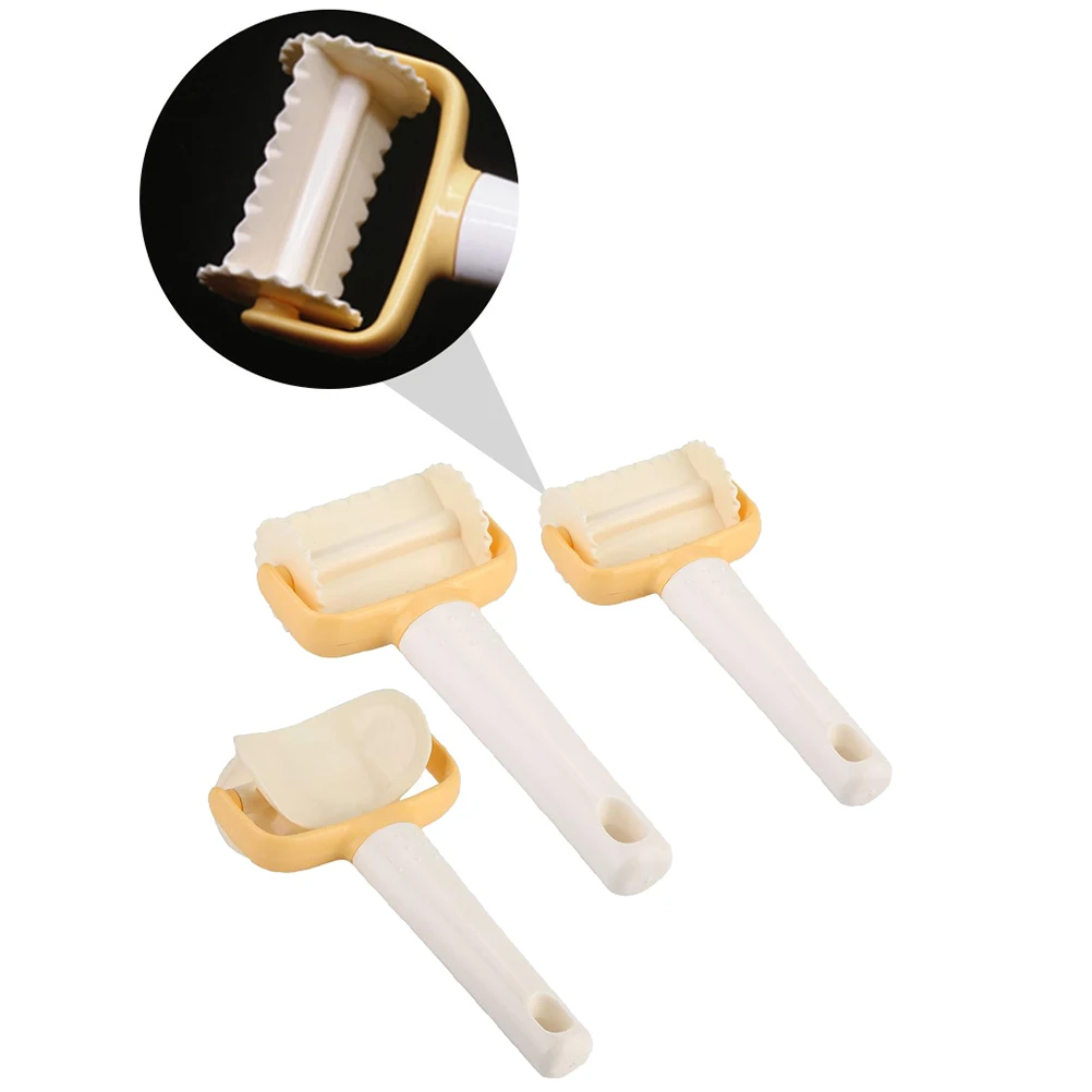 

3pcs Baking Dough Cutting Tool Set Cookie Rolling Pastry Molds for Home Kitchen Plastic Various Sizes Shapes