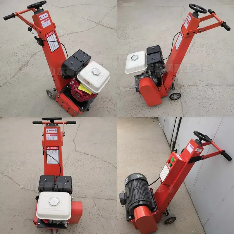 Small concrete milling machine, floor renovation repair self-propelled asphalt milling machine, cement pavement chipping