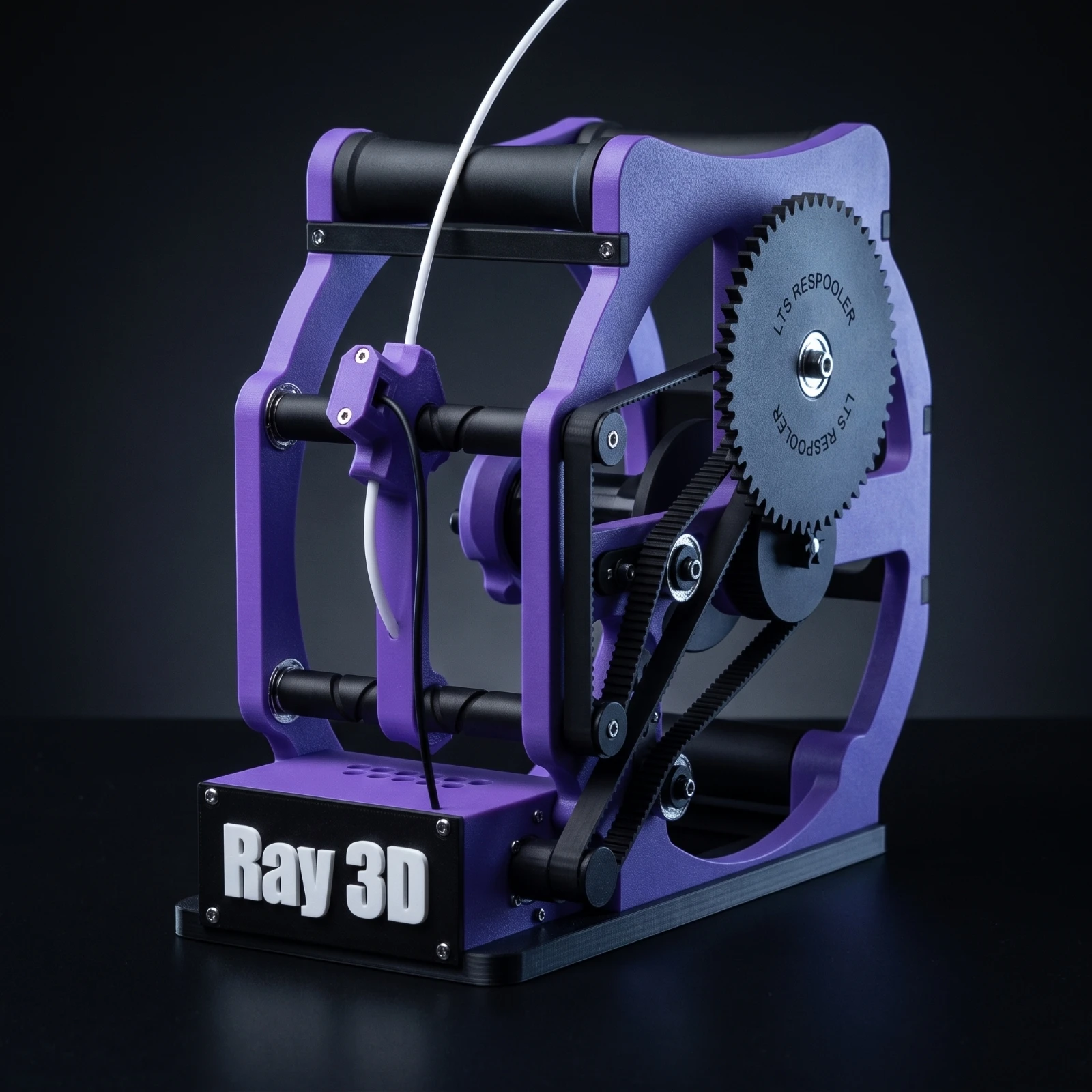 Filament Winding Machine Compact 3D Printer Winder Machine Filament Spool Winder Consistent 3D Printer Spool Rewinder for Makers