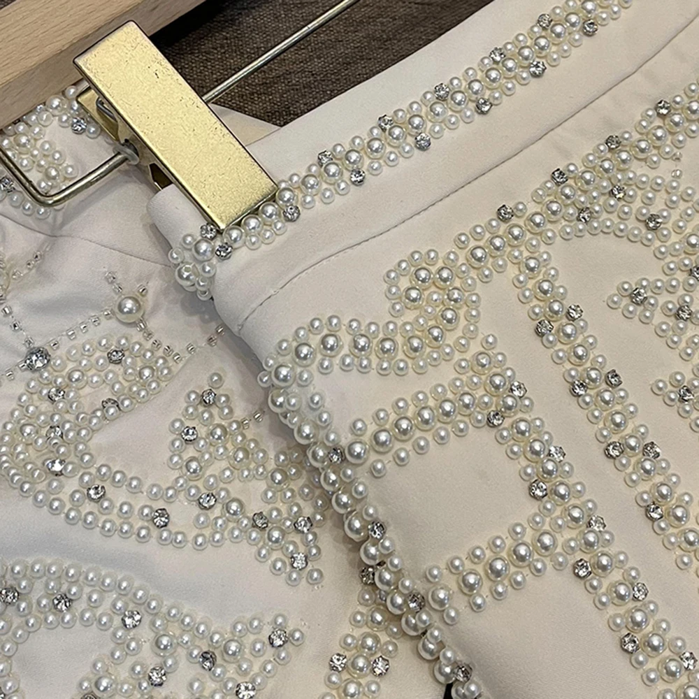 TWOTWINSTYLE หรูหรา 2 ชิ้นชุดผู้หญิงรอบคอแขนกุดเอวสูงกระโปรง Chic ชุดหญิง KVE 534520   เคสแควร์ 534521