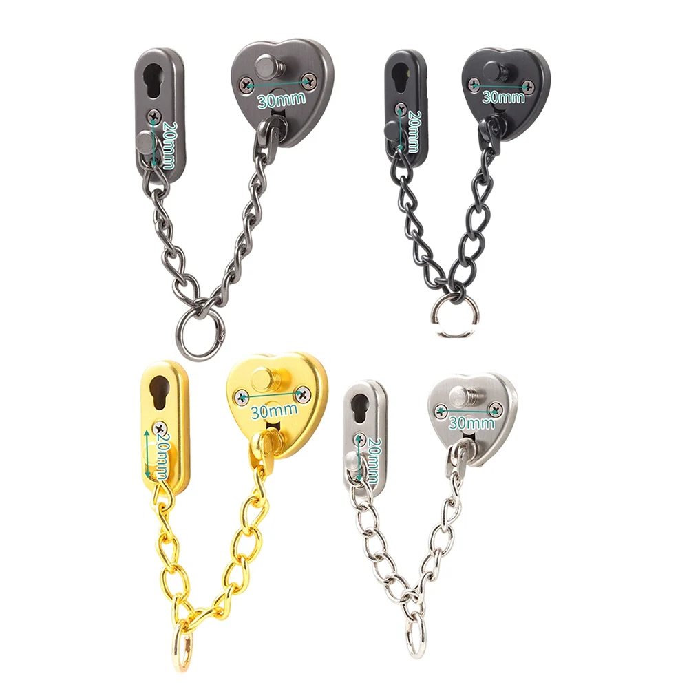 Stainless Steel Door Chain Lock For Apartment Security Needs Where Landlord Approval For Modifications Is Restricted