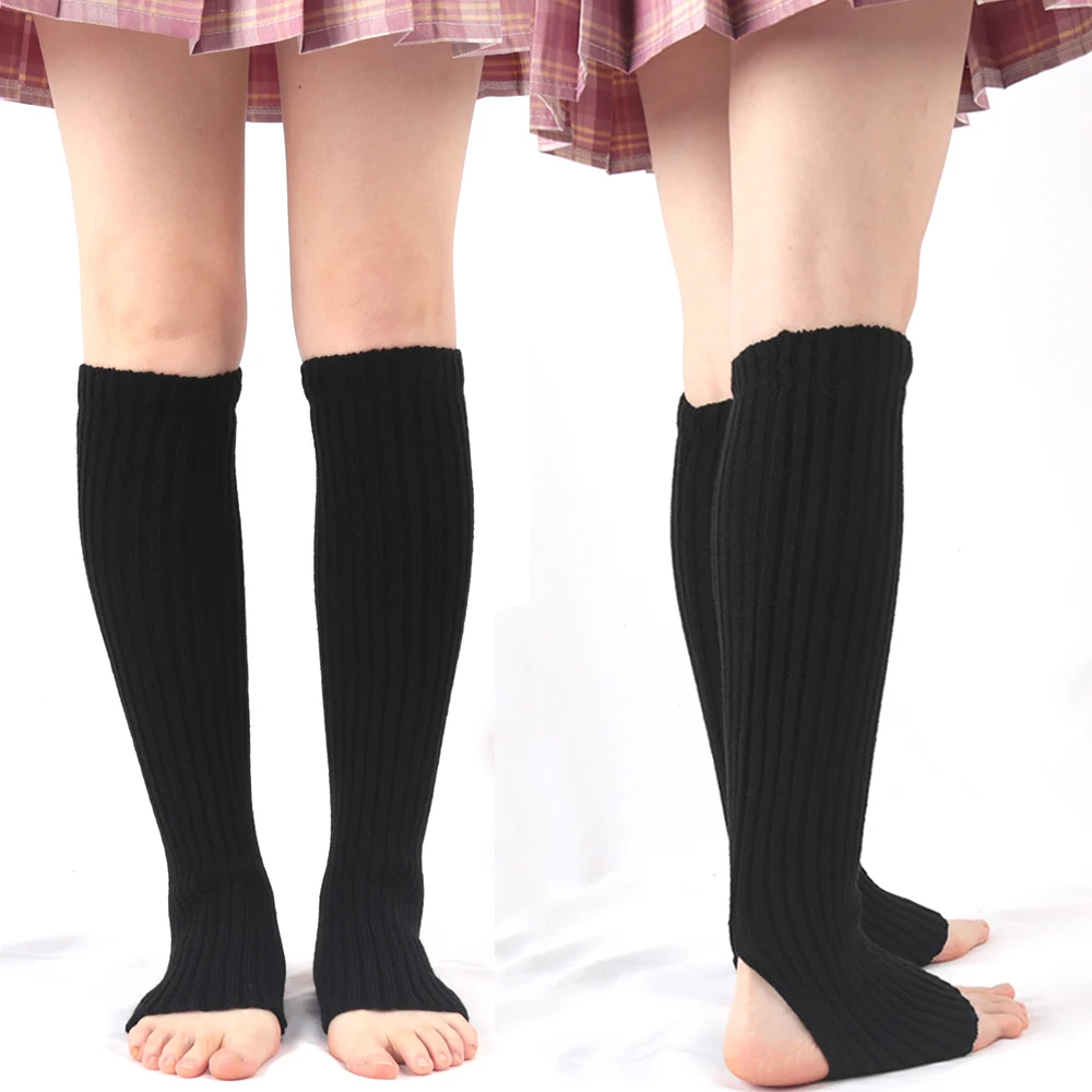 

Women Yoga Socks Girls Female Knitted Leg Warmers Boot Socks Body Cover for Gym Fitness Dance Ballet Exercising Hose Beenwarmer