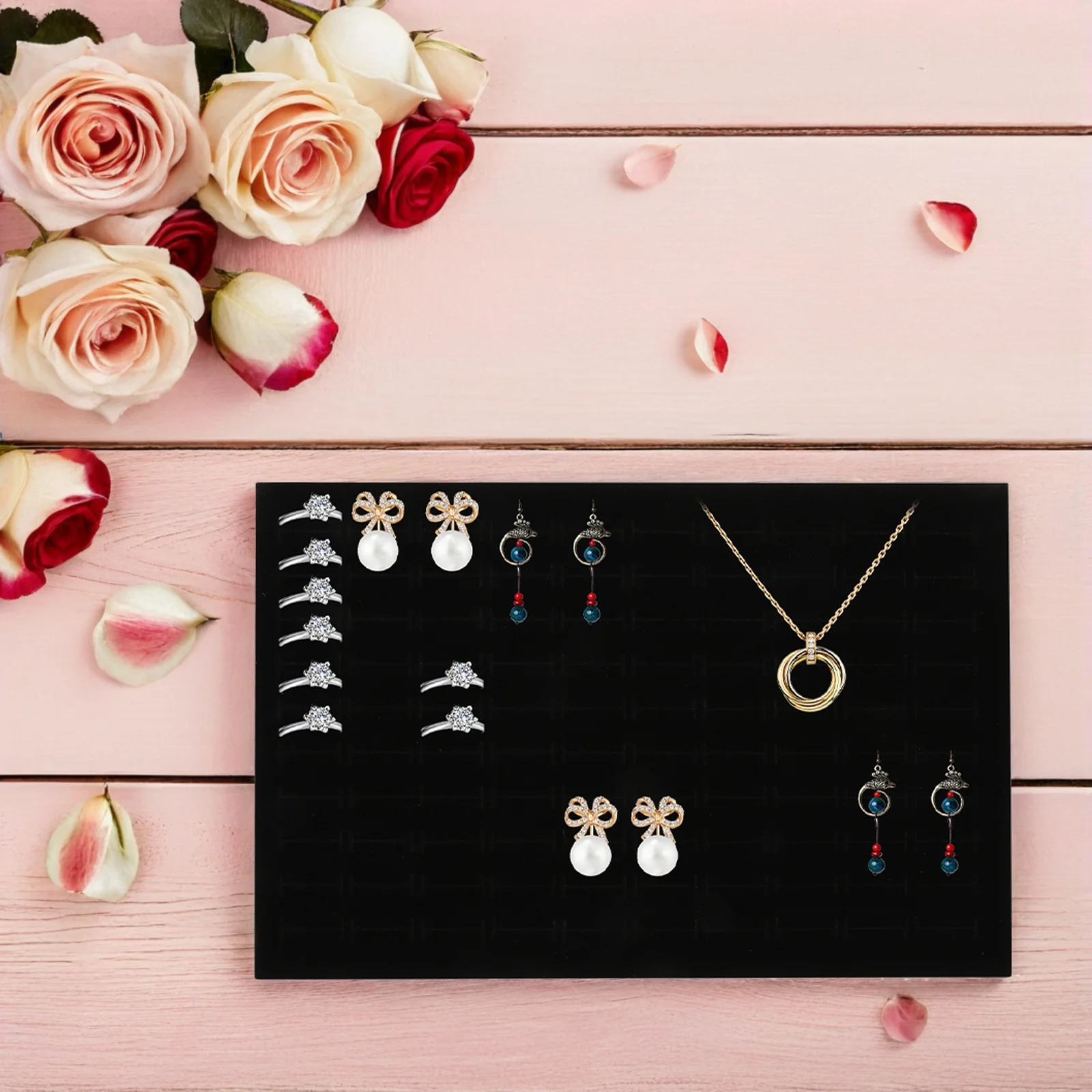 

1pcs Insert Sponge Pad Earring Ring Display Ear Holder Holder Mat Jewelry Case Insert Sponge For Jewelry Display Case Supplies